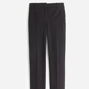 NWT J Crew Tall Cameron slim crop pant in bi-stretch cotton (12 tall) black